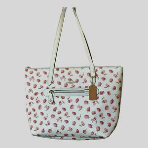 COACH Floral Bloom Print Taylor Tote.
